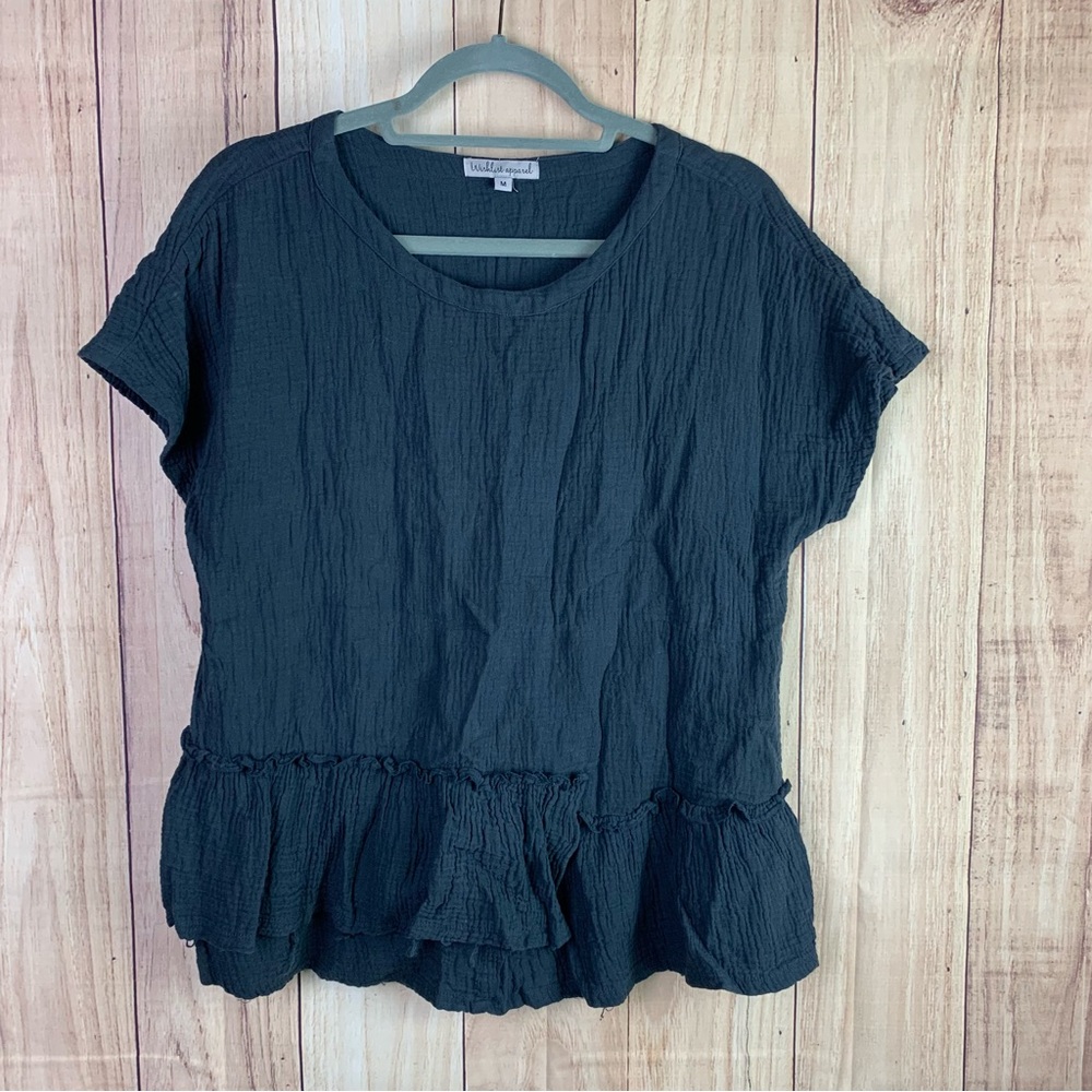Wishlist Apparel Gauzy 100%‎ Cotton Size Medium Shirt
